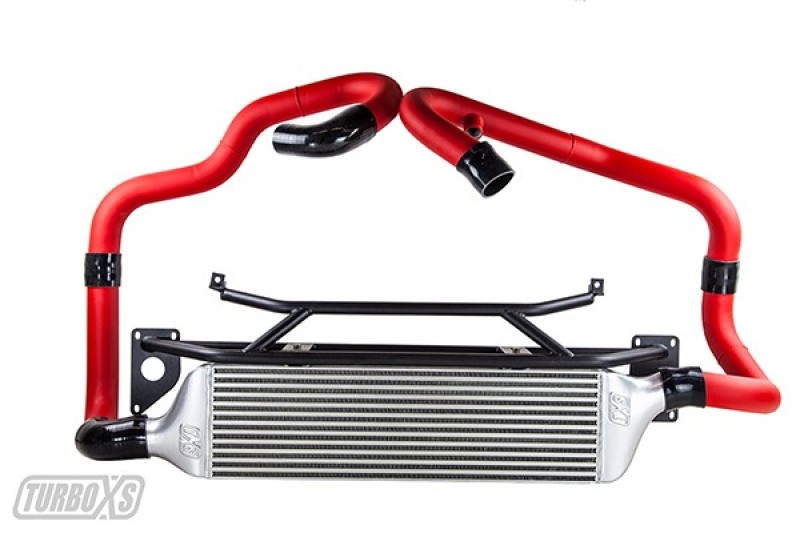 Subaru WRX STI Intercooler Kit - Front - Turbo XS - Turbo XS - Wrinkle Red - `15-`17